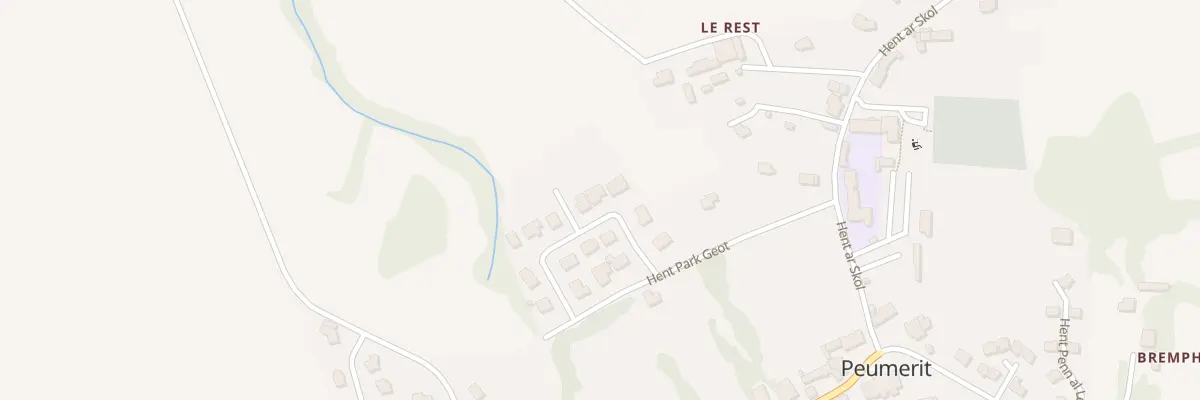 Plan du 4 Park Geot à Peumerit