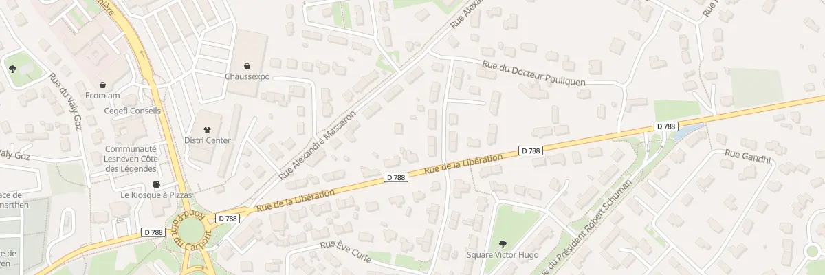 Plan du 27 Rue de la Libération à Lesneven