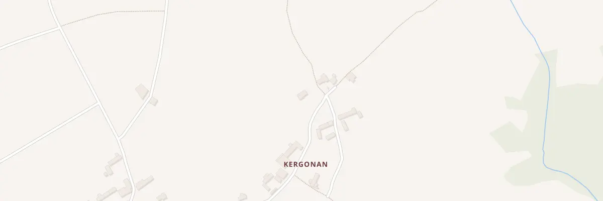 Plan du 5138 Kergonan à Saint-Jean-Trolimon