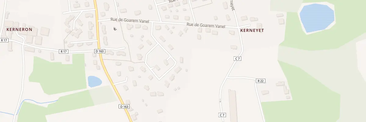 Plan du 3 Lot Goarem Vanel 2 à Argol