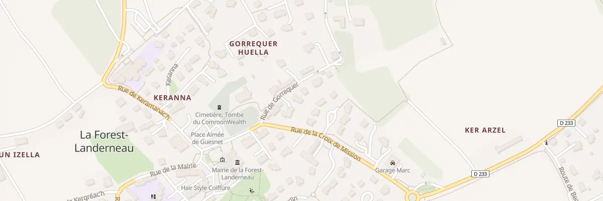 Plan du 10 Rue de Gorrequer à La Forest-Landerneau
