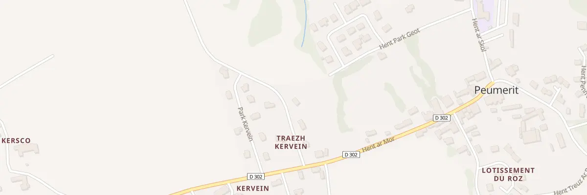 Plan du 6 Hent Kroaz Bouger à Peumerit