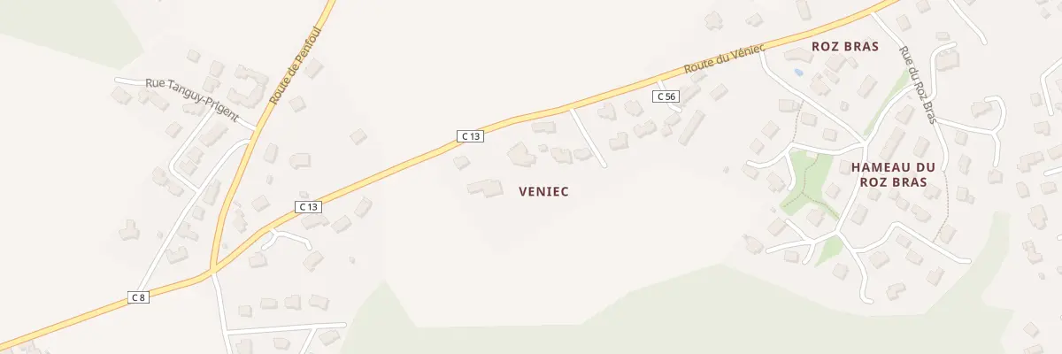 Plan du 60 Rte de Véniec à Loperhet