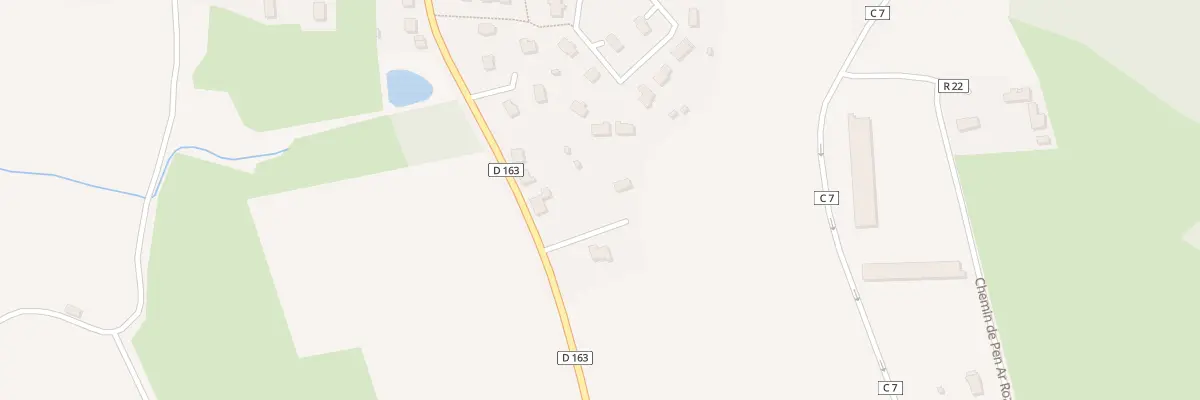 Plan du 3 Koad Bizoudard à Argol
