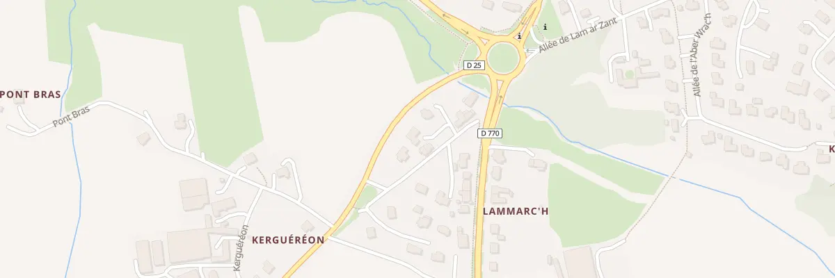 Plan du 4B Quartier Lammarc’H à Ploudaniel