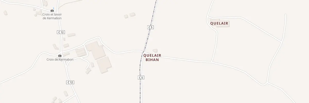 Plan du 89 Quelair à Goulven