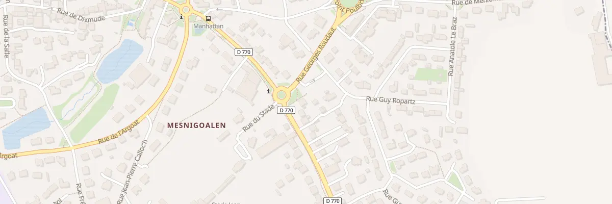 Plan du 75 Rue de la Marne à Lesneven