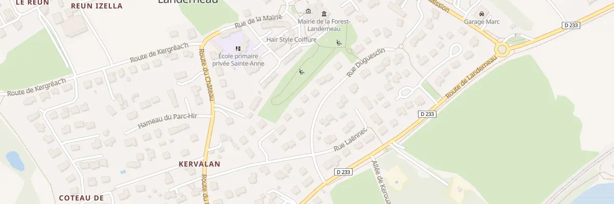 Plan du 9 Rue Duguesclin à La Forest-Landerneau