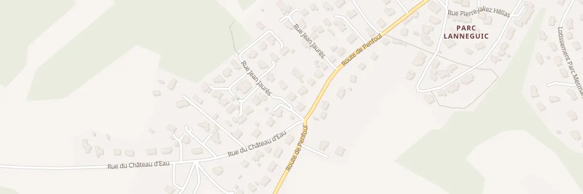 Plan du 31 Rue Jean Jaurès à Loperhet