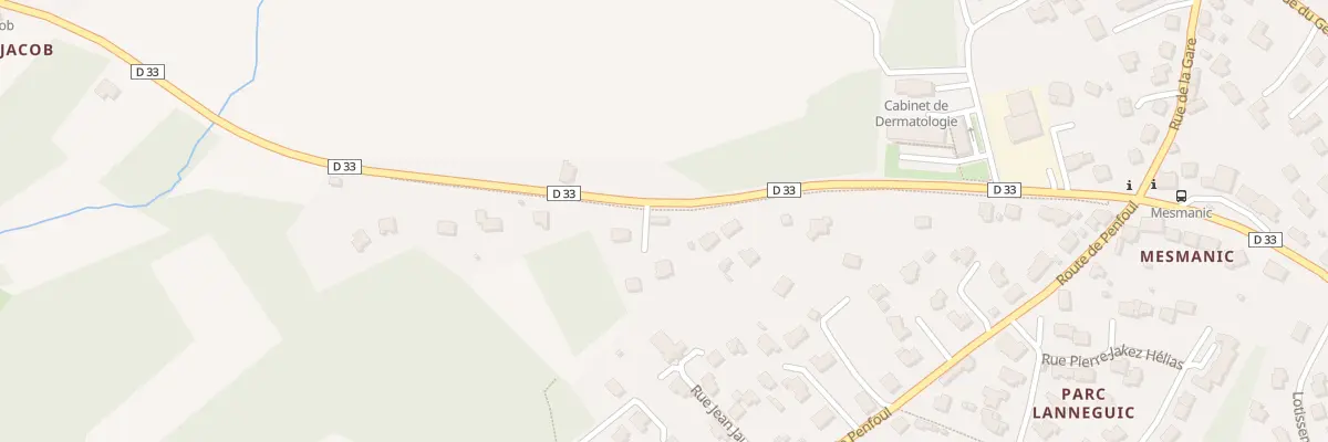 Plan du 60 Rte de Plougastel à Loperhet