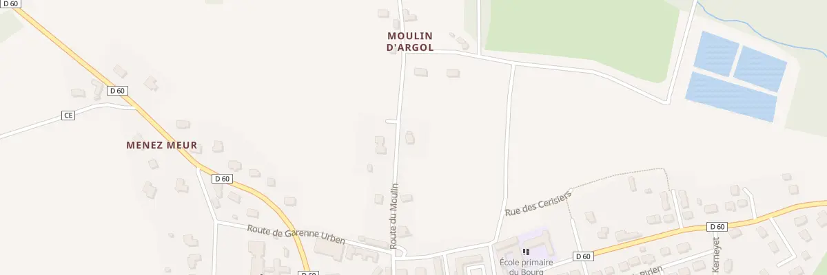 Plan du 5119 Rte du Moulin à Argol