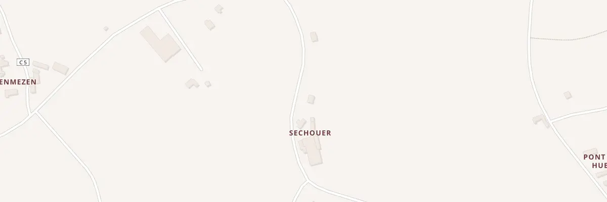 Plan du 5009 Sechouer à Saint-Divy