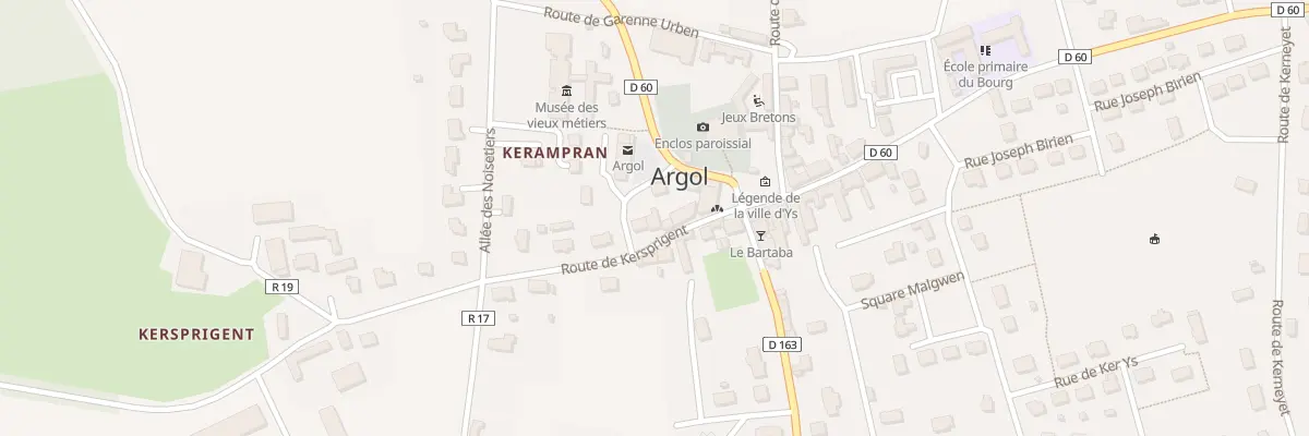 Plan du 3 Rte de Kersprigent à Argol