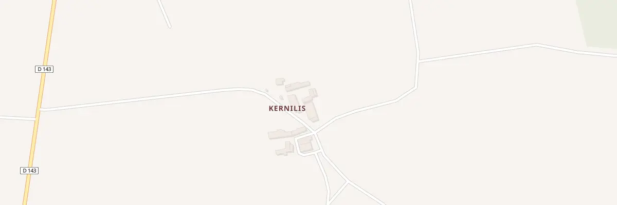 Plan du 314 Kernilis à Landudec