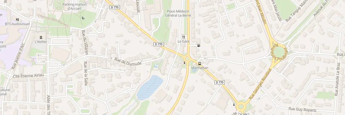 Plan du 62 Rue de la Marne à Lesneven