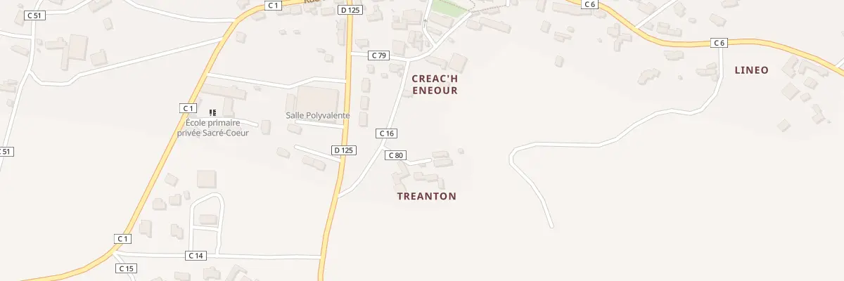 Plan du 29 Treanton à Plounéour-Brignogan-plages