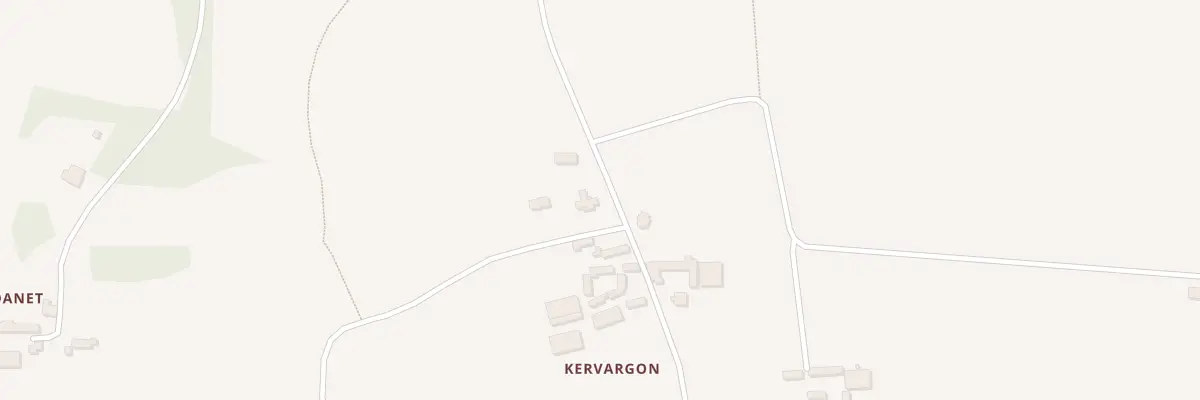 Plan du 5205F Kervargon à Landudec