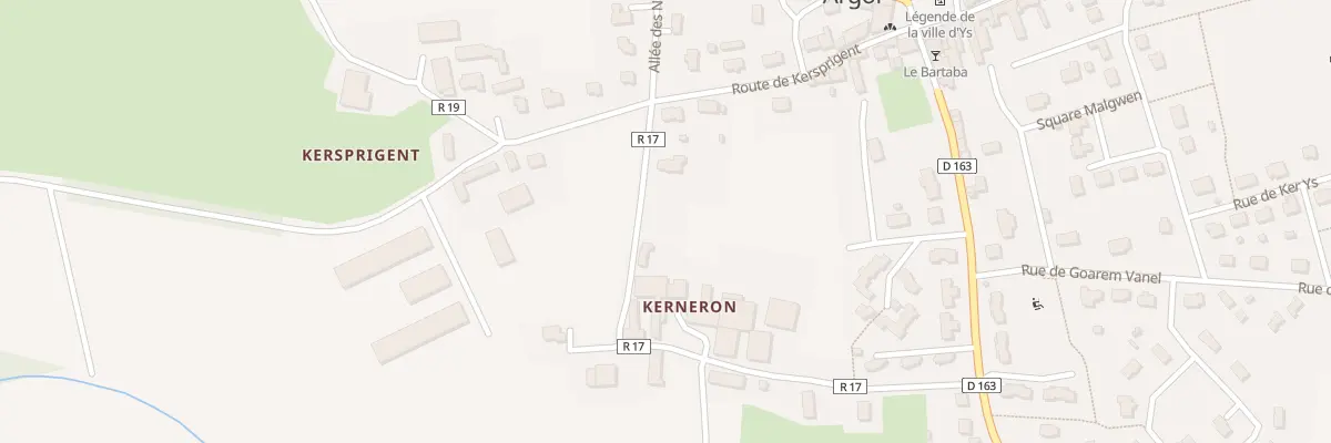 Plan du 7 Rte de Kerneron à Argol
