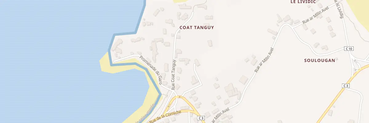 Plan du 6 Rue de Coat Tanguy à Plounéour-Brignogan-plages