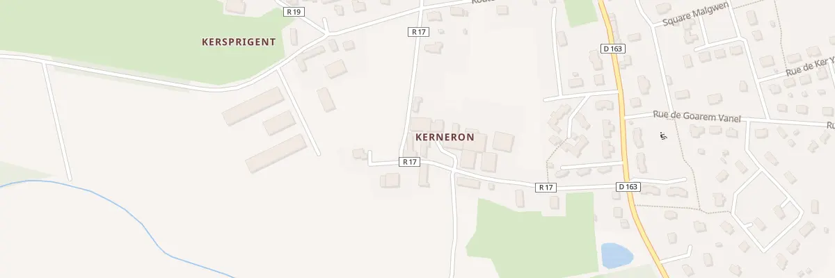 Plan du 13 Rte de Kerneron à Argol