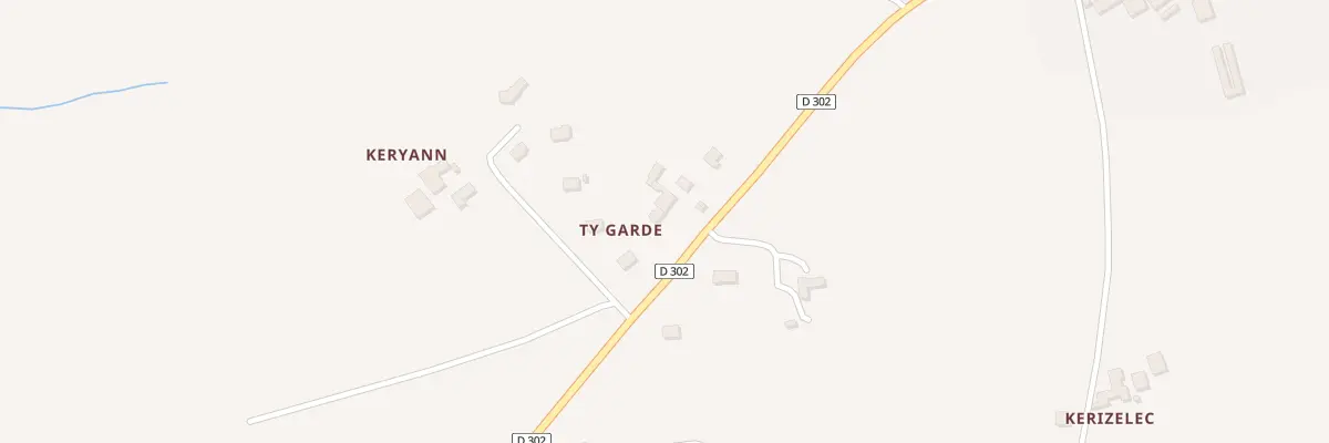 Plan du 8 Ty Garde à Peumerit