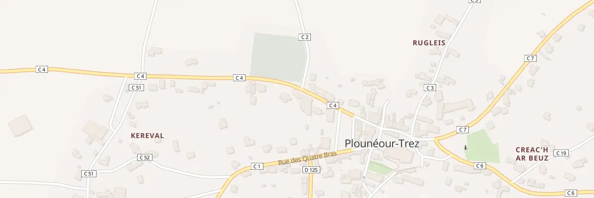 Plan du 540 Rue Saint Pol à Plounéour-Brignogan-plages