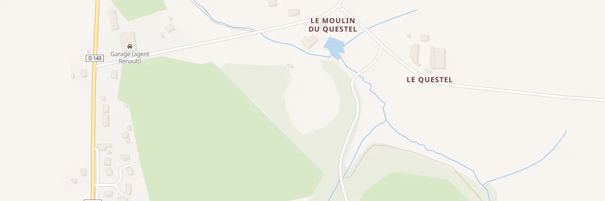 Plan du 247A Moulin du Questel à Pouldergat