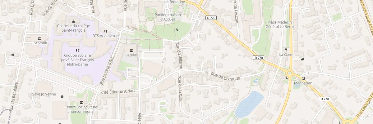 Plan du 11 Rue du Villaren à Lesneven
