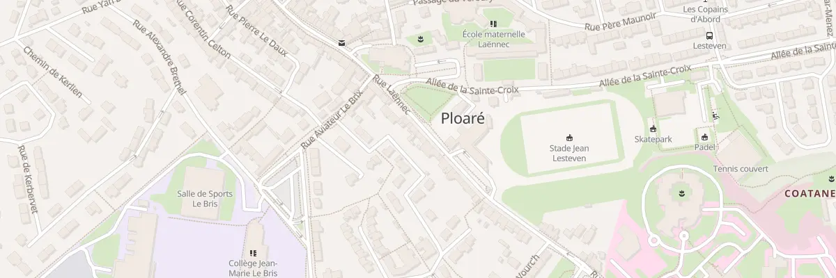Plan du 82 Rue Laënnec à Douarnenez
