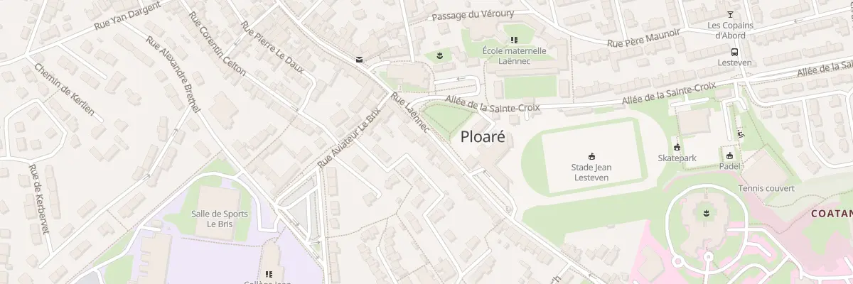 Plan du 78 Rue Laënnec à Douarnenez
