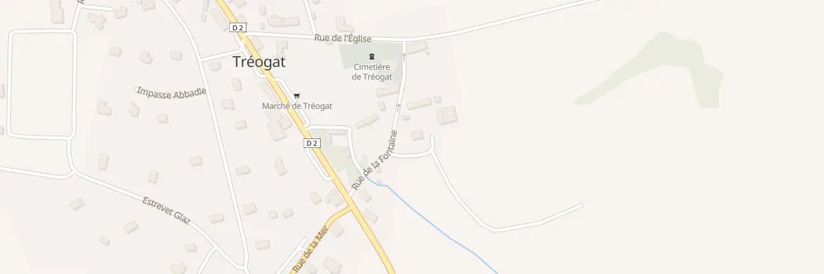 Plan du 776 Bourg Sud à Tréogat