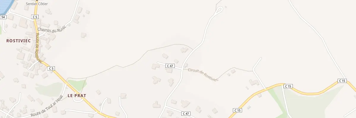 Plan du 94 Che de Reunouet à Loperhet