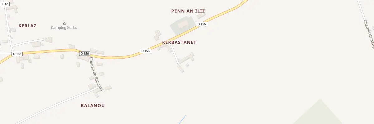 Plan du 135 Kerbastanet à Tréguennec