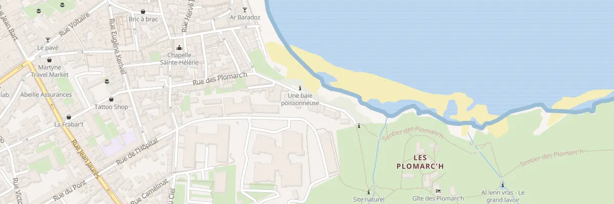 Plan du 78 Rue des Plomarc H à Douarnenez