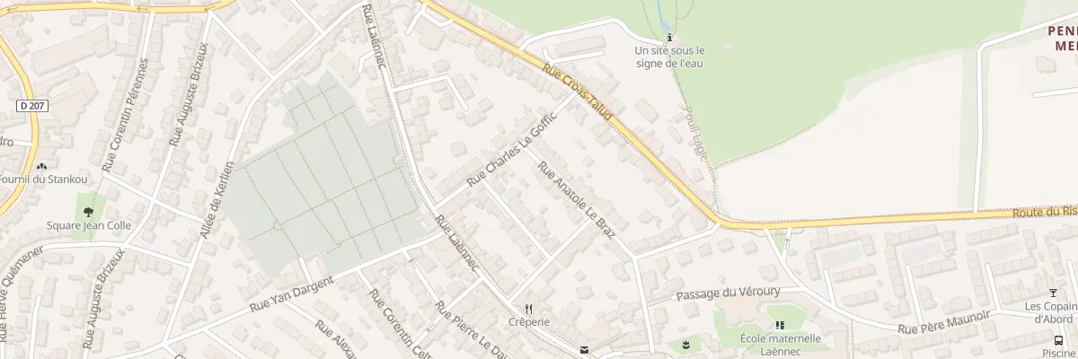 Plan du 8 Rue Anatole Le Braz à Douarnenez