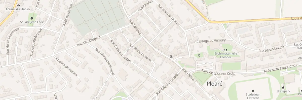 Plan du 54 Rue Laënnec à Douarnenez