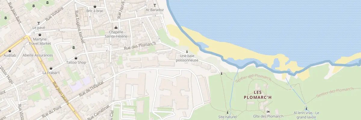 Plan du 70 Rue des Plomarc H à Douarnenez