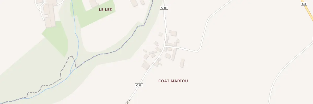 Plan du 90 Rte de Coat Madiou à Argol