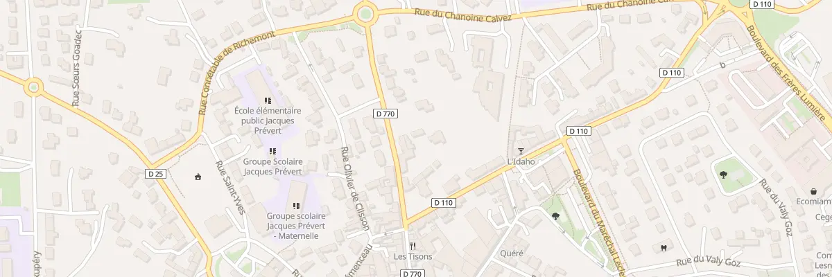 Plan du 24 Rue du Four à Lesneven