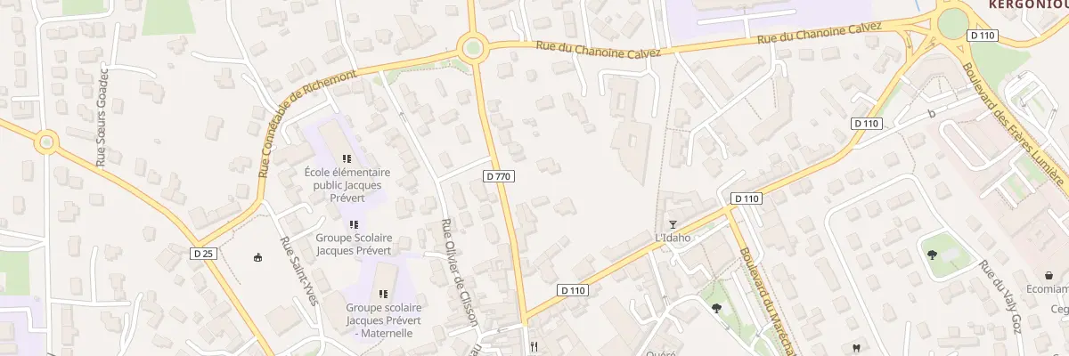 Plan du 26 Rue du Four à Lesneven