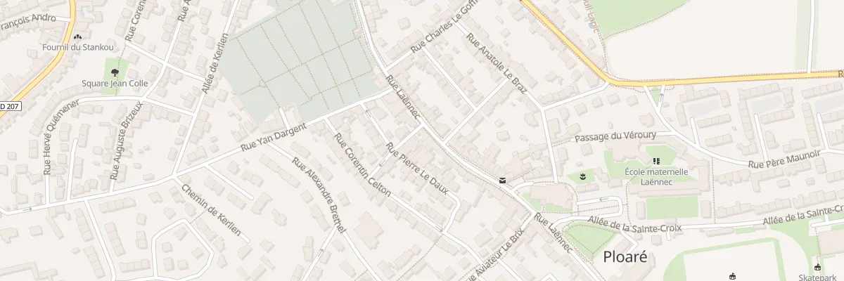 Plan du 46 Rue Laënnec à Douarnenez