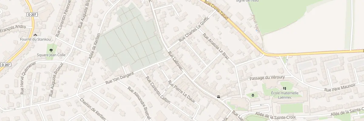 Plan du 43 Rue Laënnec à Douarnenez