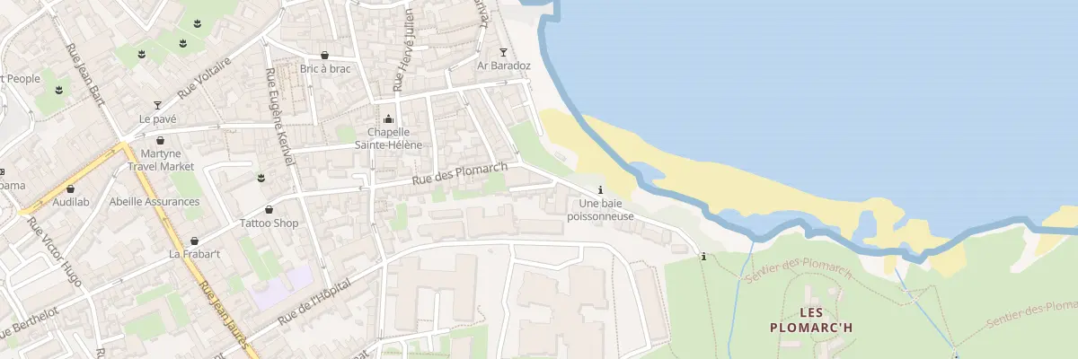 Plan du 58B Rue des Plomarc H à Douarnenez