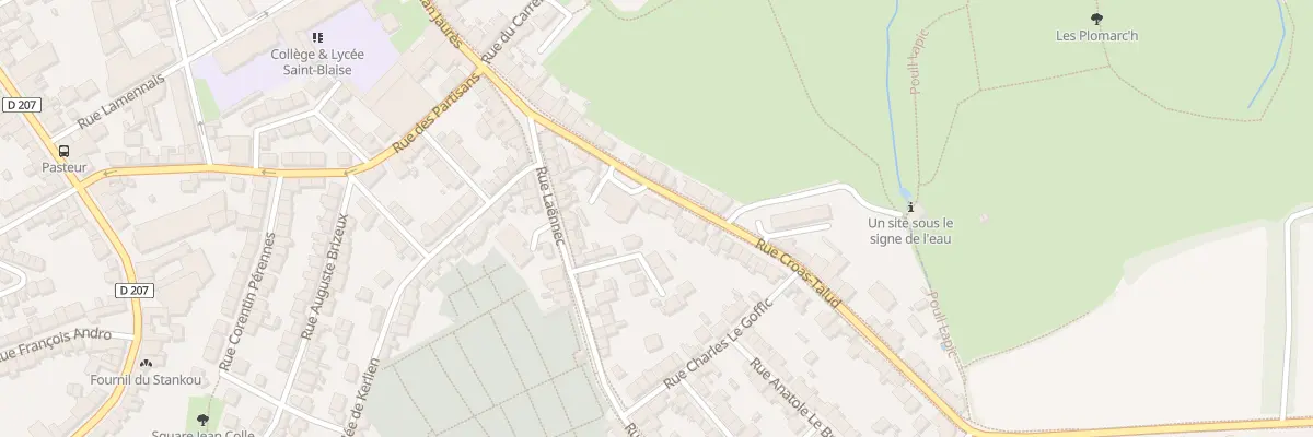 Plan du 8 Rue Croas Talud à Douarnenez