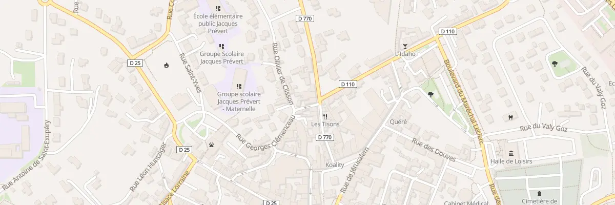 Plan du 17 Rue du Four à Lesneven