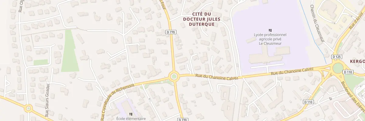 Plan du 40 Rue du Four à Lesneven