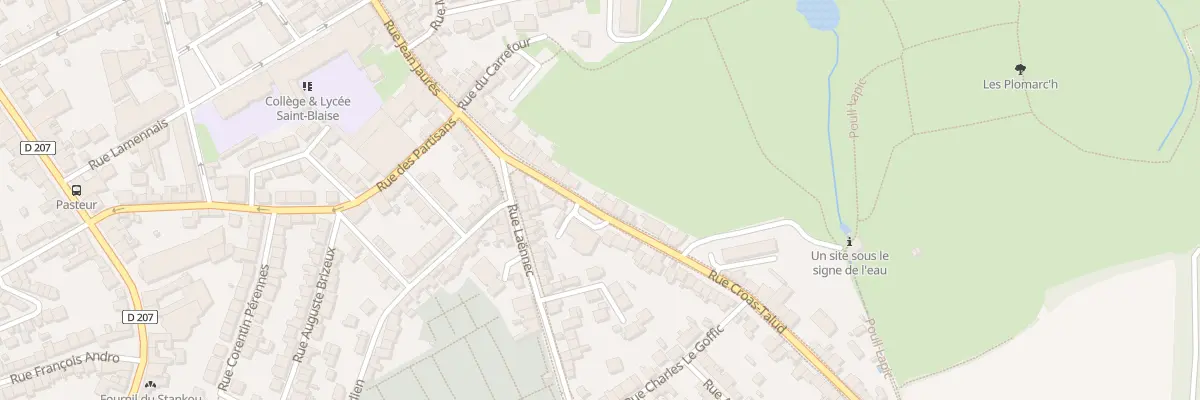 Plan du 9 Rue Croas Talud à Douarnenez