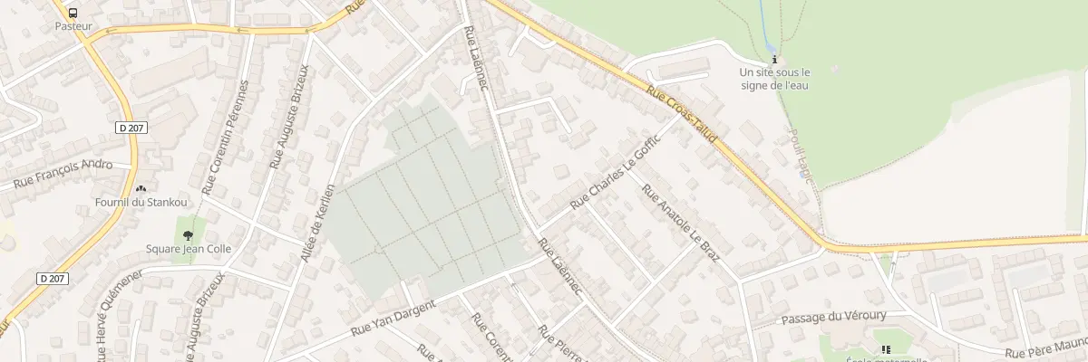 Plan du 31 Rue Laënnec à Douarnenez