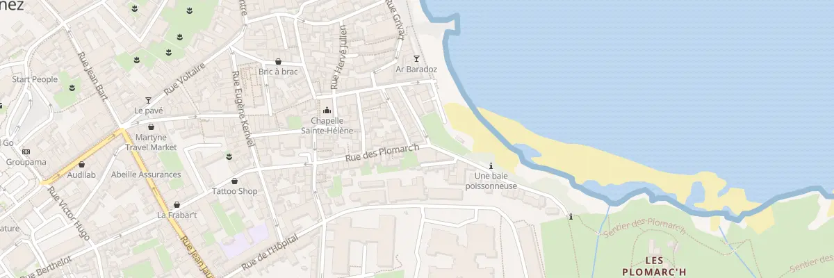 Plan du 41 Rue des Plomarc H à Douarnenez