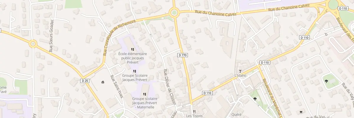 Plan du 35 Rue du Four à Lesneven